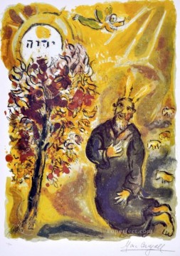Religious Painting - Moses and the burning bush MC Jewish